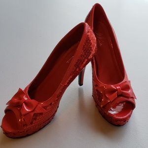 Ellie Red Heels